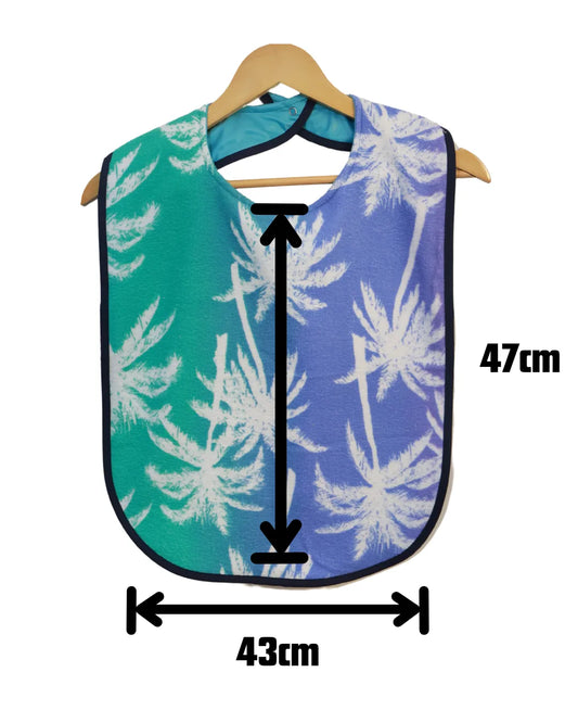 Palm tree adult/child bib #Dementia #Disability