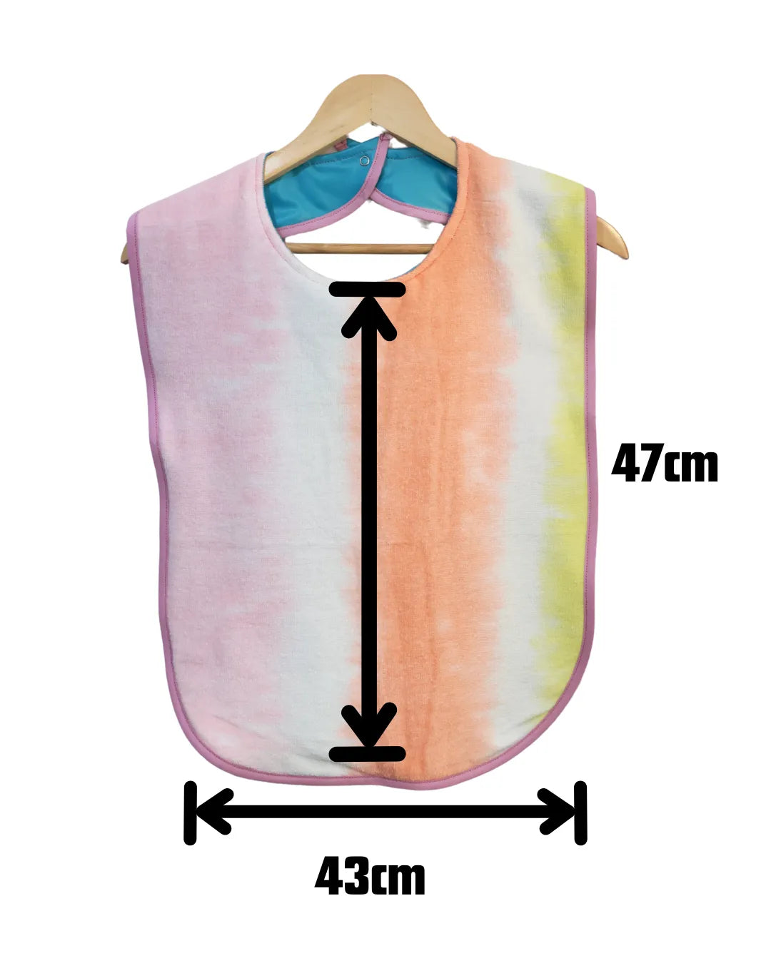 Multi-coloured Adult/child bib #Dementia #Disability