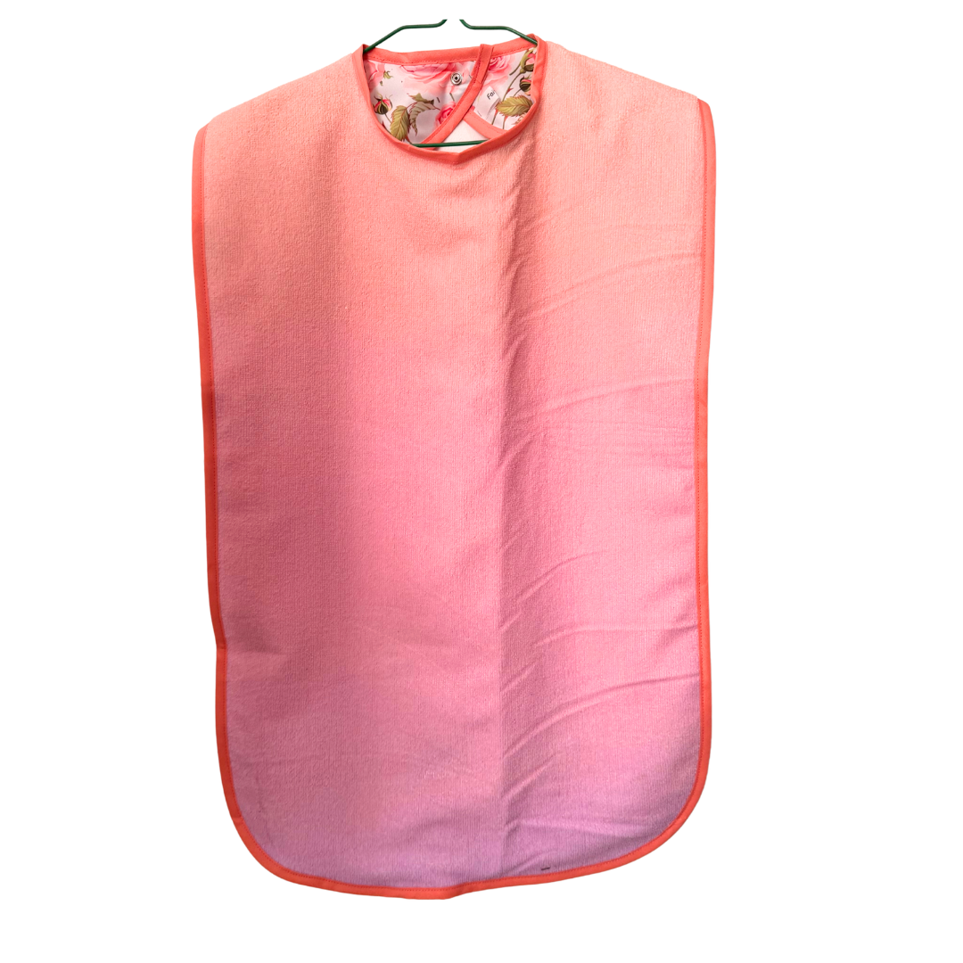 Pink with roses adult bib bundle #Dementia #Disability