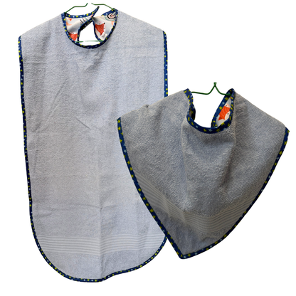 Blue with foxes adult bib bundle #Dementia #Disability