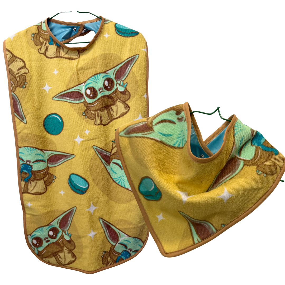 Yellow character adult bib bundle #Dementia #Disability