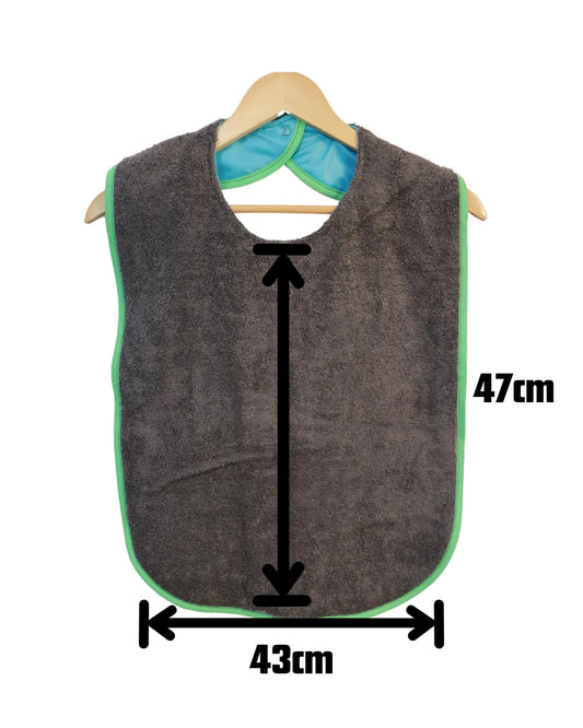 Grey Adult/child bib #dementia #disability