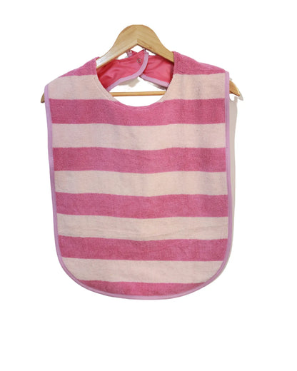 Pink stripe Adult/child bib #Dementia #disability