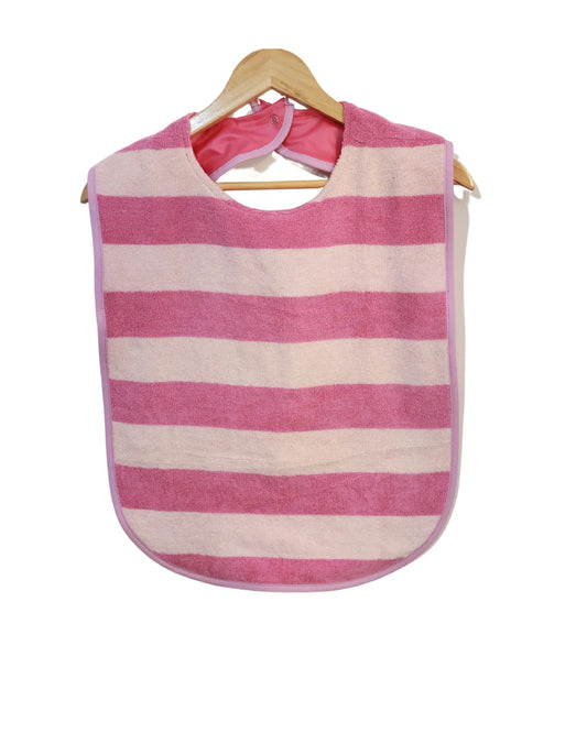 Pink stripe Adult/child bib #Dementia #disability