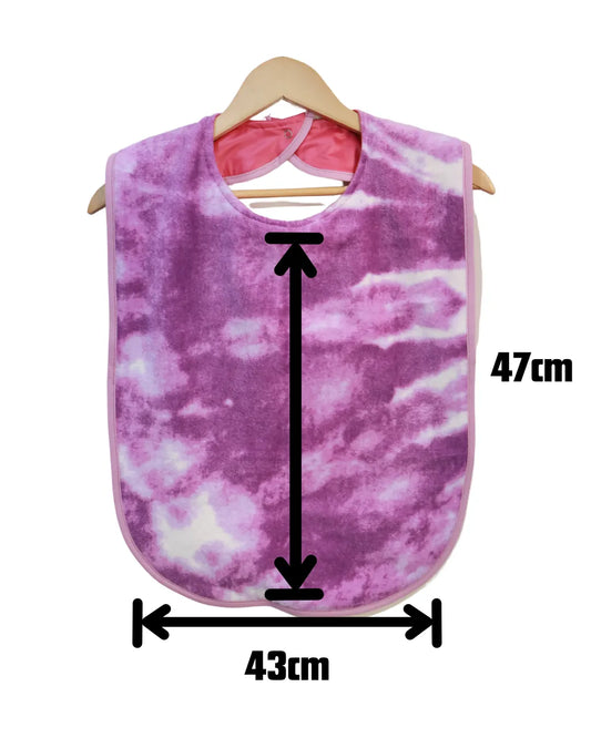 Purple tie dye Adult/child bib #Dementia #Disability