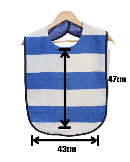 Blue stripe Adult/child bib #Dementia #Disability