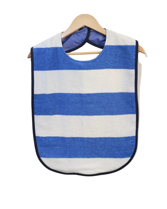 Blue stripe Adult/child bib #Dementia #Disability