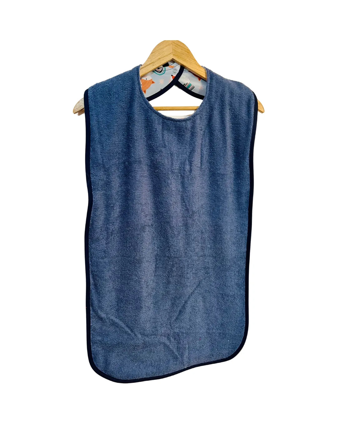 Blue extra long adult bib #Dementia #Disability