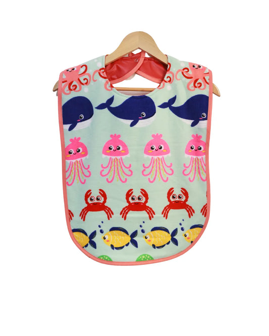 Sea creatures adult/child bib #Dementia #Disability